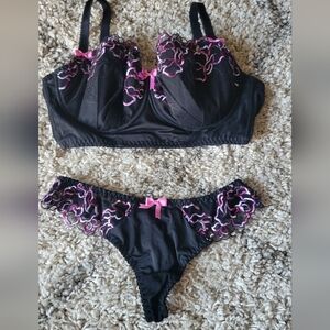 Curvy Kate Set Top Size 34E Bottoms Small